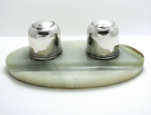 Art deco sterling silver table - art,