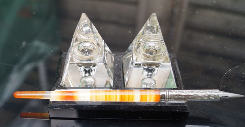1904 silver agate - silver, pen