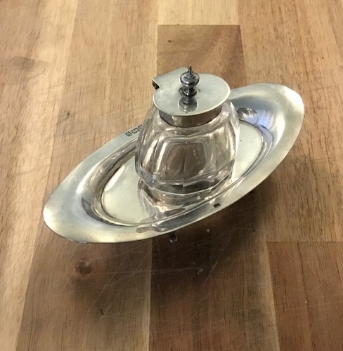 Sterling silver lidded glass - silver,