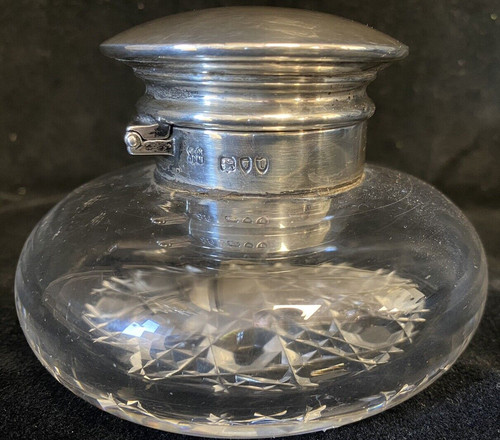 Silver cut glass - silver,