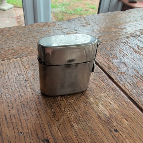Vintage silver metal tavel - vintage,