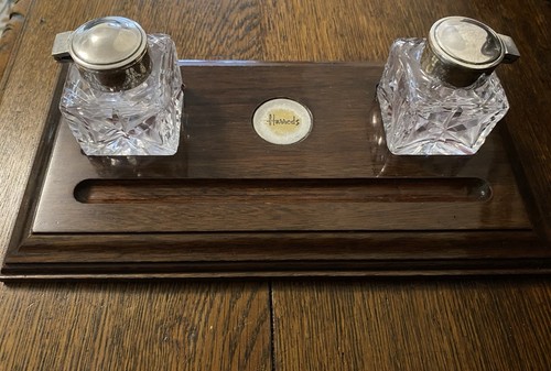 Harrods vintage wooden desk - harrods,