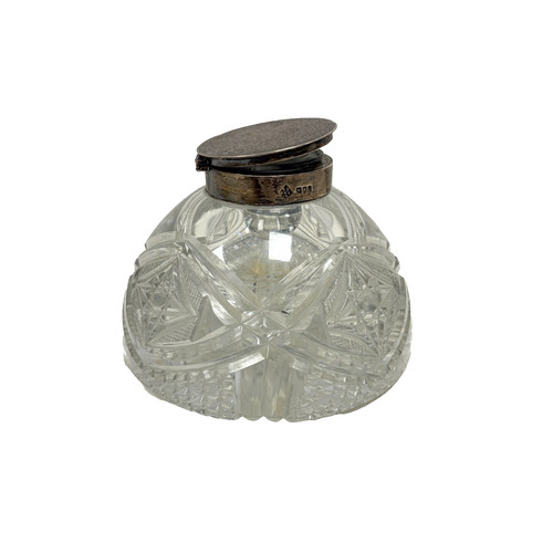 Victorian silver topped cut - victorian, silver-topped