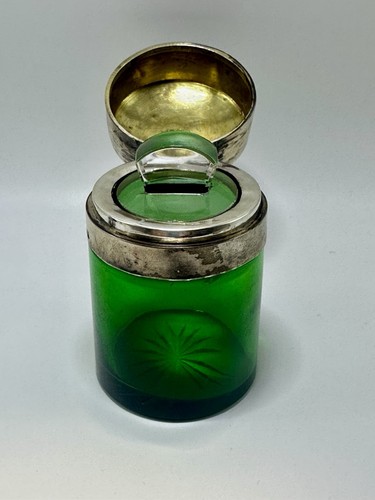 Sterling silver green - silver,