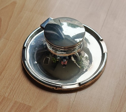 Antique solid silver capstan - solid,
