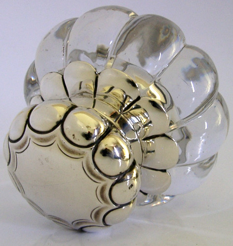 Large pumpkin shaped - large, sterling