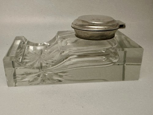 Antique glass and silver - antique,