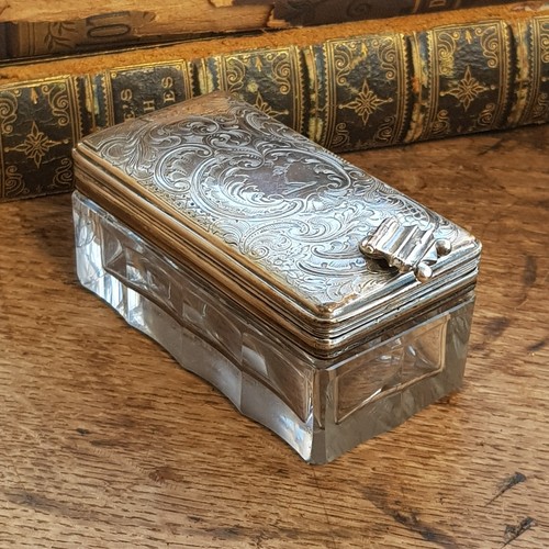 French silver and gilt - silver, mounted