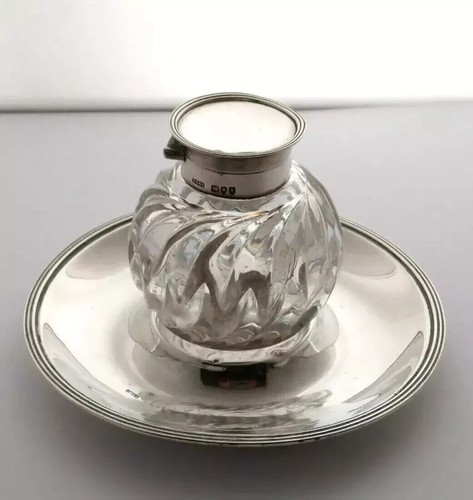 Victorian solid silver desk - victorian,