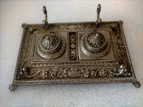 Vintage heavy cast silver - vintage,