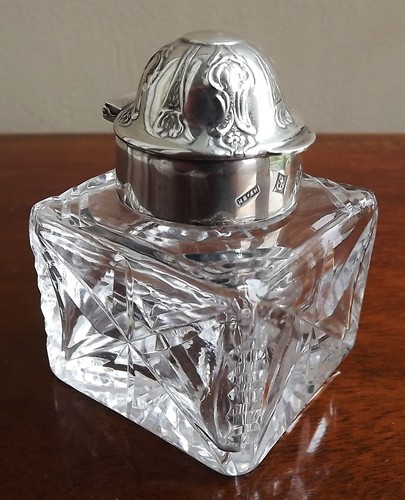 Hallmarked silver topped - hallmarked,